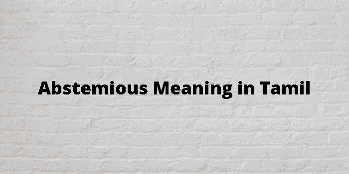 abstemious