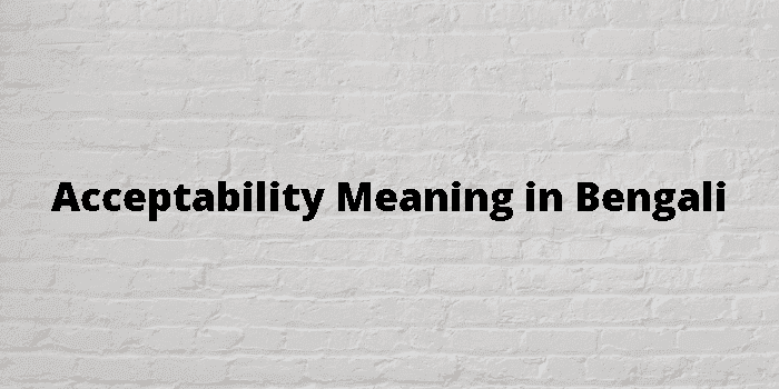 acceptability