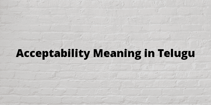 acceptability