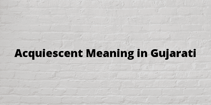 acquiescent