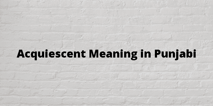 acquiescent