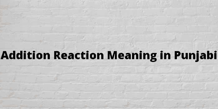 addition reaction