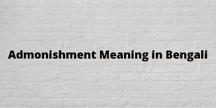 admonishment