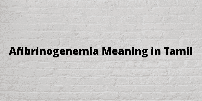 afibrinogenemia