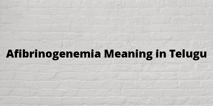 afibrinogenemia