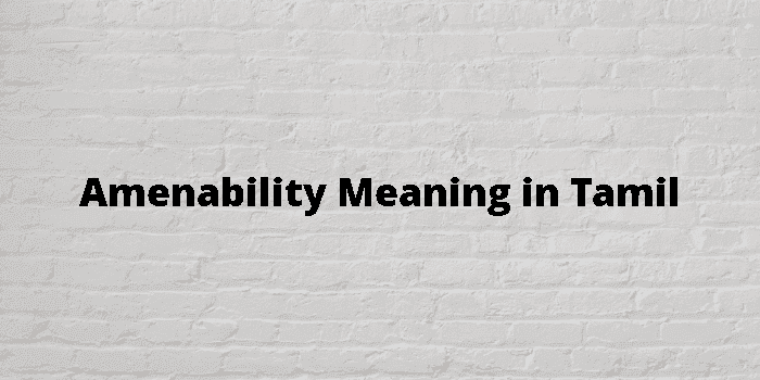 amenability