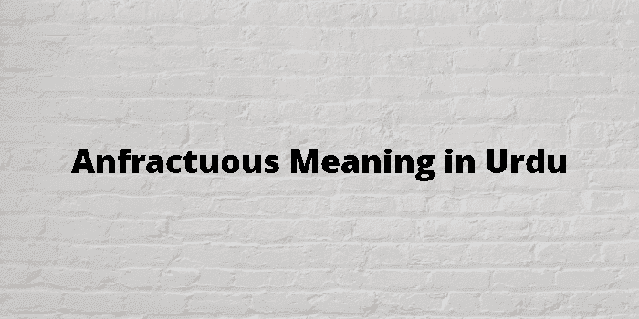 anfractuous