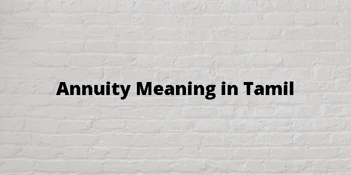 annuity