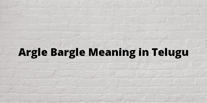 argle bargle