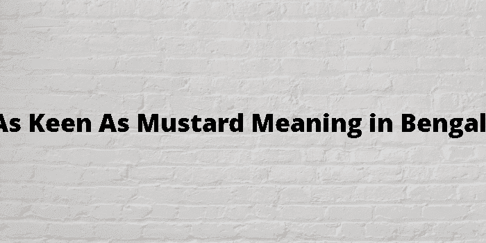 as keen as mustard