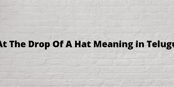 at the drop of a hat