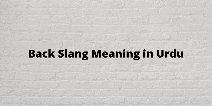 back slang
