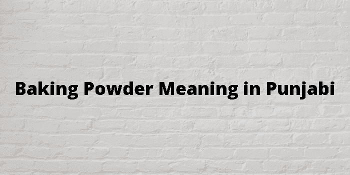 baking powder