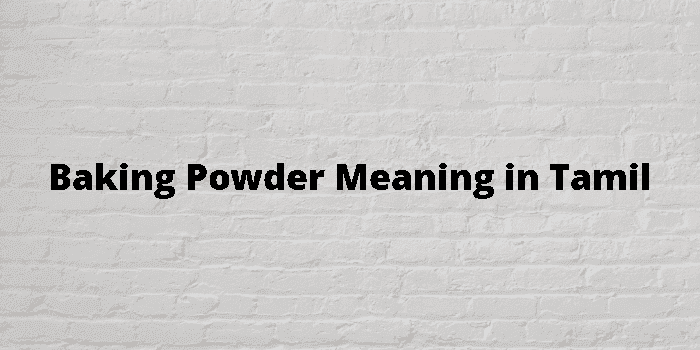 baking powder