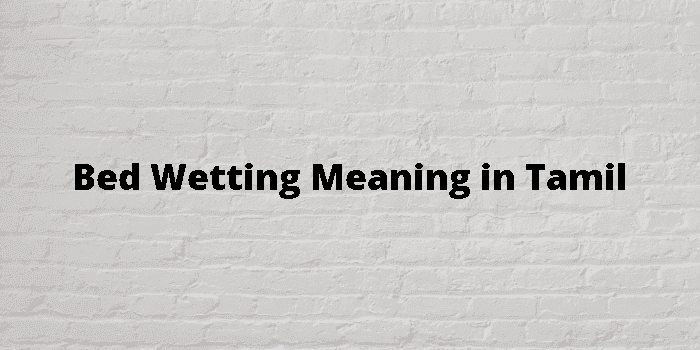 bed wetting