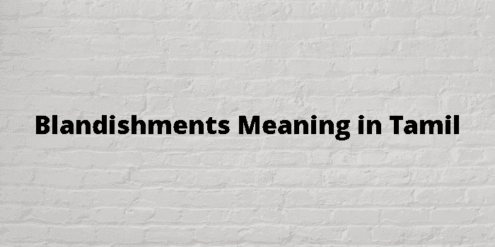 blandishments