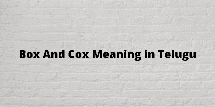 box and cox