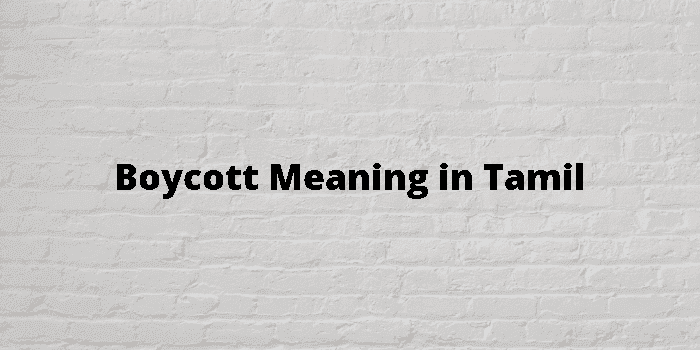 boycott