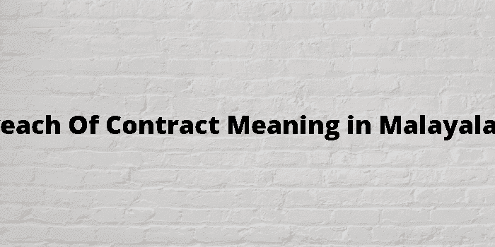 breach of contract