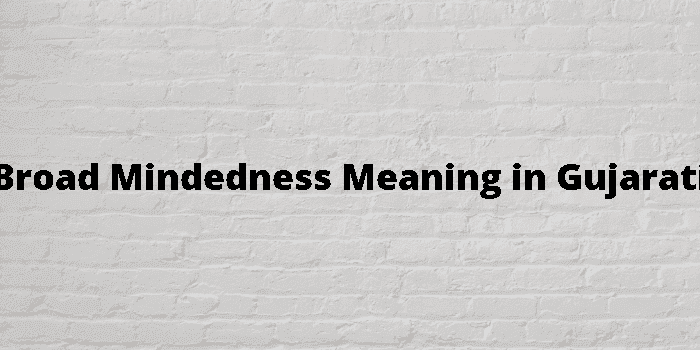 broad mindedness