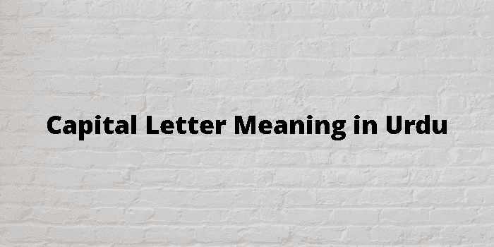 capital letter