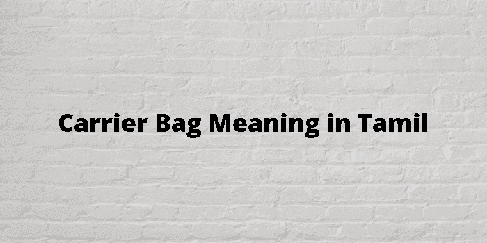 carrier bag