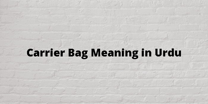 carrier bag