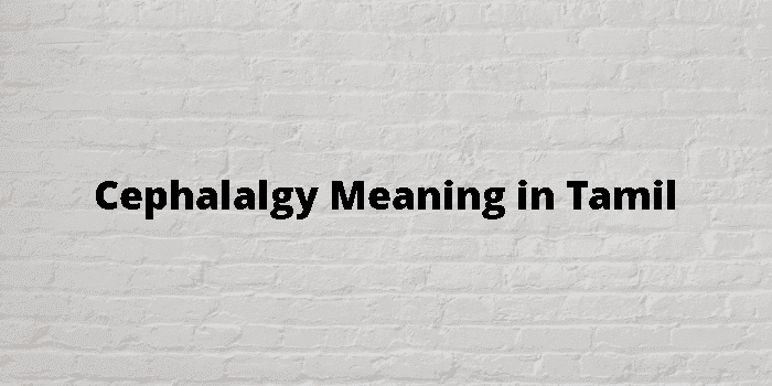 cephalalgy