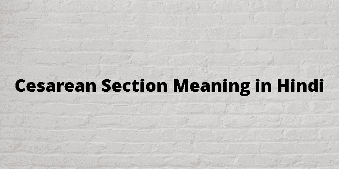 cesarean section