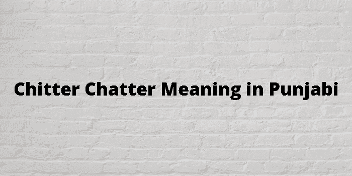 chitter chatter