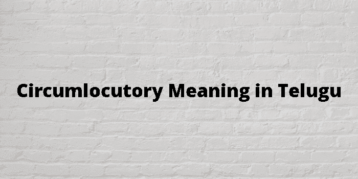 circumlocutory