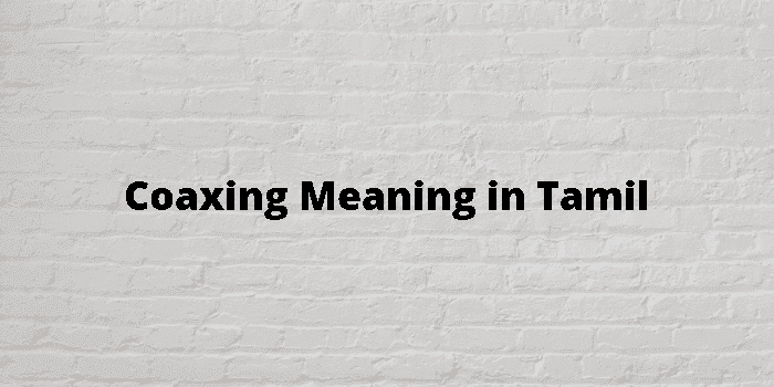 coaxing