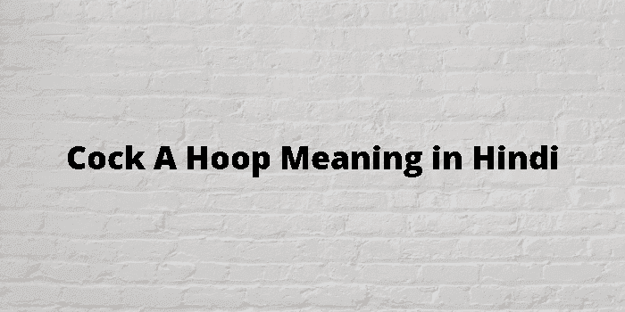 cock a hoop