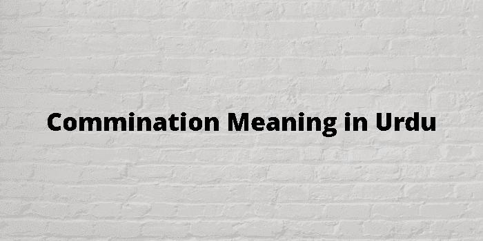 commination