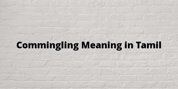 commingling