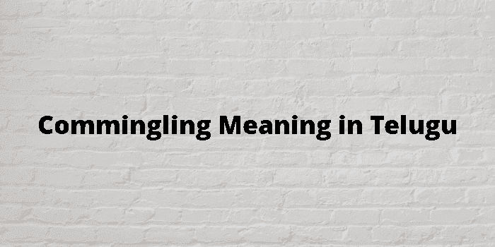 commingling