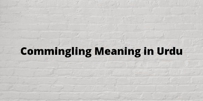 commingling