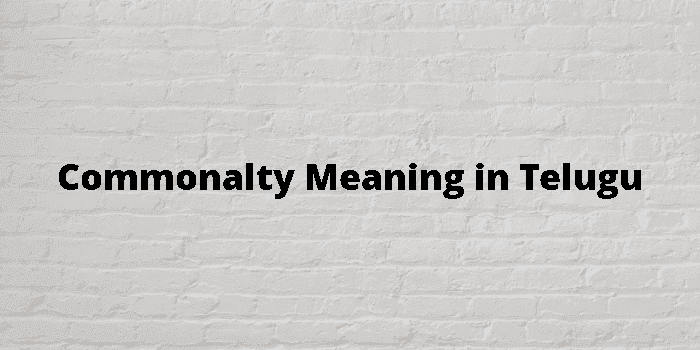 commonalty