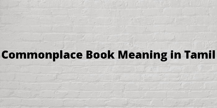 commonplace book