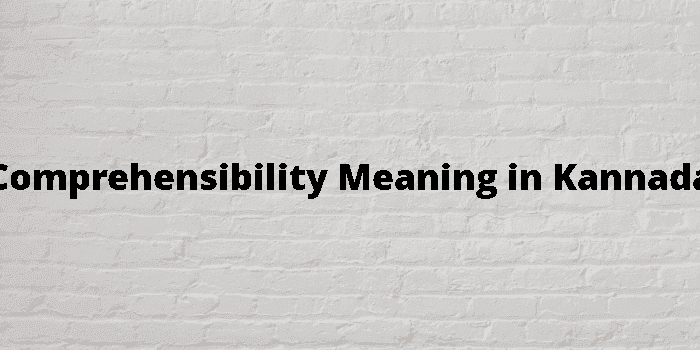 comprehensibility