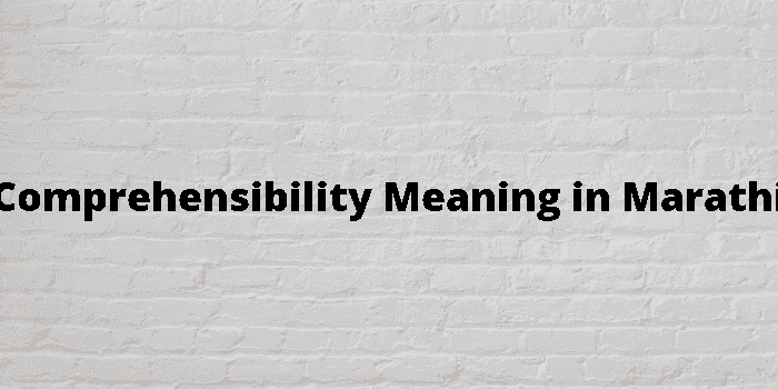 comprehensibility