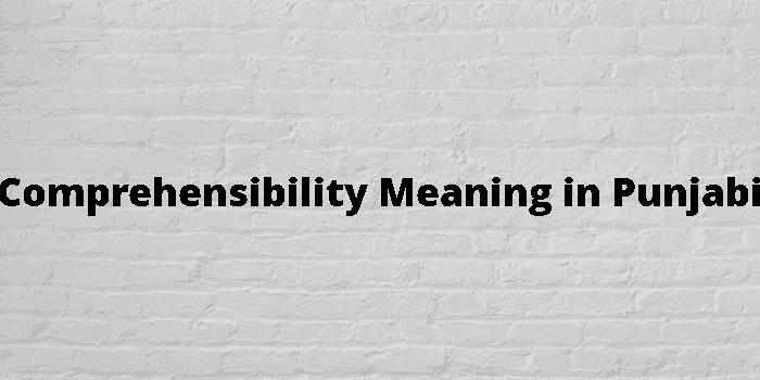 comprehensibility