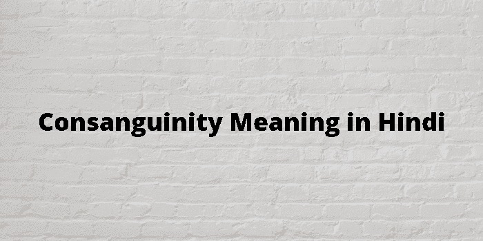 consanguinity