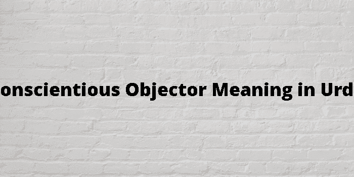 conscientious objector