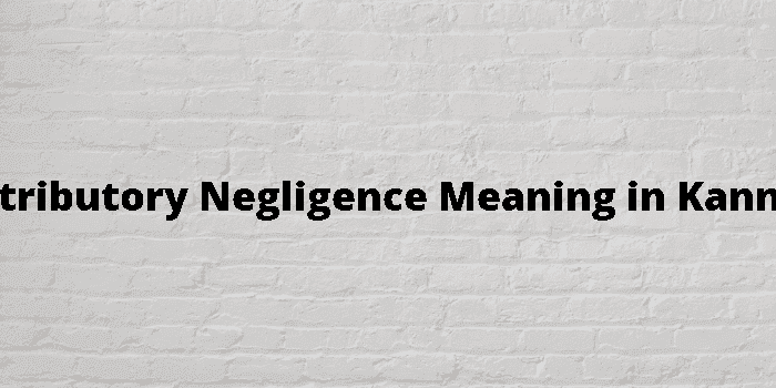 contributory negligence