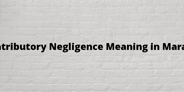 contributory negligence