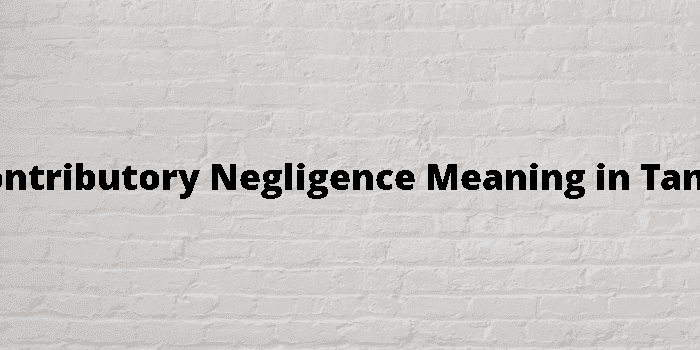 contributory negligence