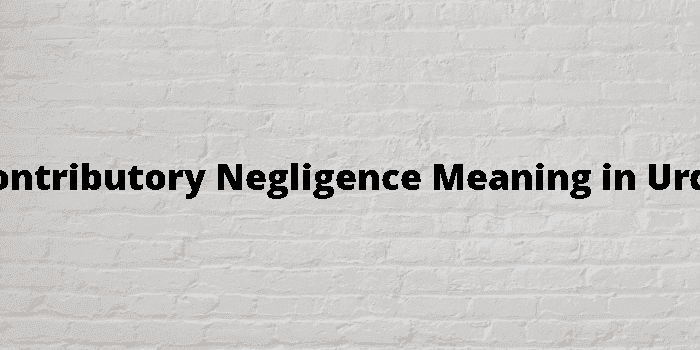 contributory negligence