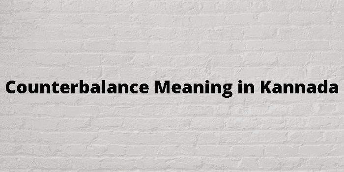 counterbalance