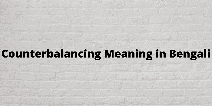 counterbalancing